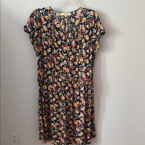 LOFT Multicolor Floral Dress